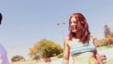 异族 - 年轻的红发女郎以前从来没有干过大黑屌 snapshot 4