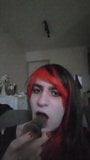 Dildoing deepthroat by PunkyGwen snapshot 6