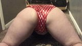 Fat Sissy Twerking In Satin snapshot 6