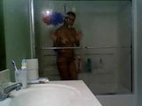 Girl in glass taking a shower snapshot 16