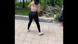 Big Tits, Phat Ass Latina Working Out snapshot 7