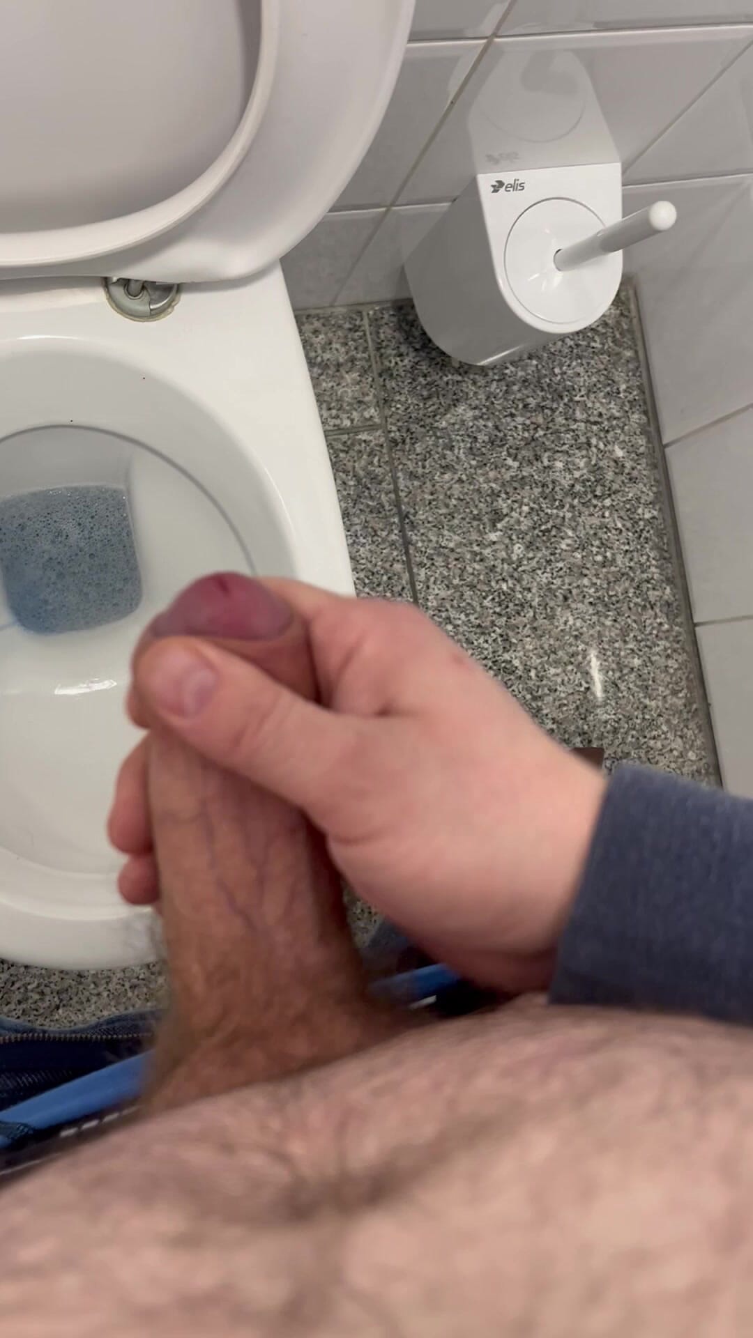 Just playing with my dick at work