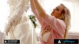 GIRLSWAY - Emotional MILF Julia Ann Fucks Her Bride-To-Be Stepdaughter Carolina Sweets One Last Time snapshot 8