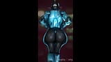 Well Endowed Assaultron Shows Off Her Voluptuous Ass As She Walks Away snapshot 12