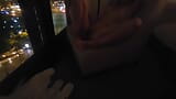 public solo masturbation hotel window snapshot 2