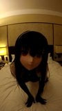 Combinaison en pvc Kigurumi se masturbe snapshot 1