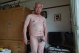 Old man naked cock erection snapshot 3