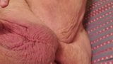 Tiny dick rubbed to cum in bed. snapshot 1