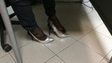 Heels at the office snapshot 6