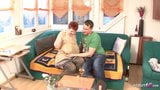 Saggy Tits Redhair Mature Seduce Young Boy to Fuck GERMAN snapshot 4