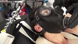 Gasmask latex bondage snapshot 16