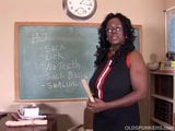 Sexy mature black teacher fucks her juicy pussy for you snapshot 1