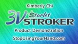 ¡Kimberly chi muestra su stroker 3v starlet! snapshot 2