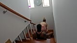 Super model Europeia FUCK DOGGY ON THE STAIRS snapshot 1