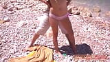 Mia Magma has horny sex on the beach in Mallorca. Sexy vacation dreams come true... snapshot 4