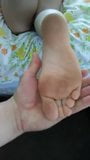 showing her feet snapshot 4