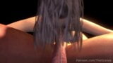 3D porno prsatá holka kouří hluboko do krku kouření snapshot 14