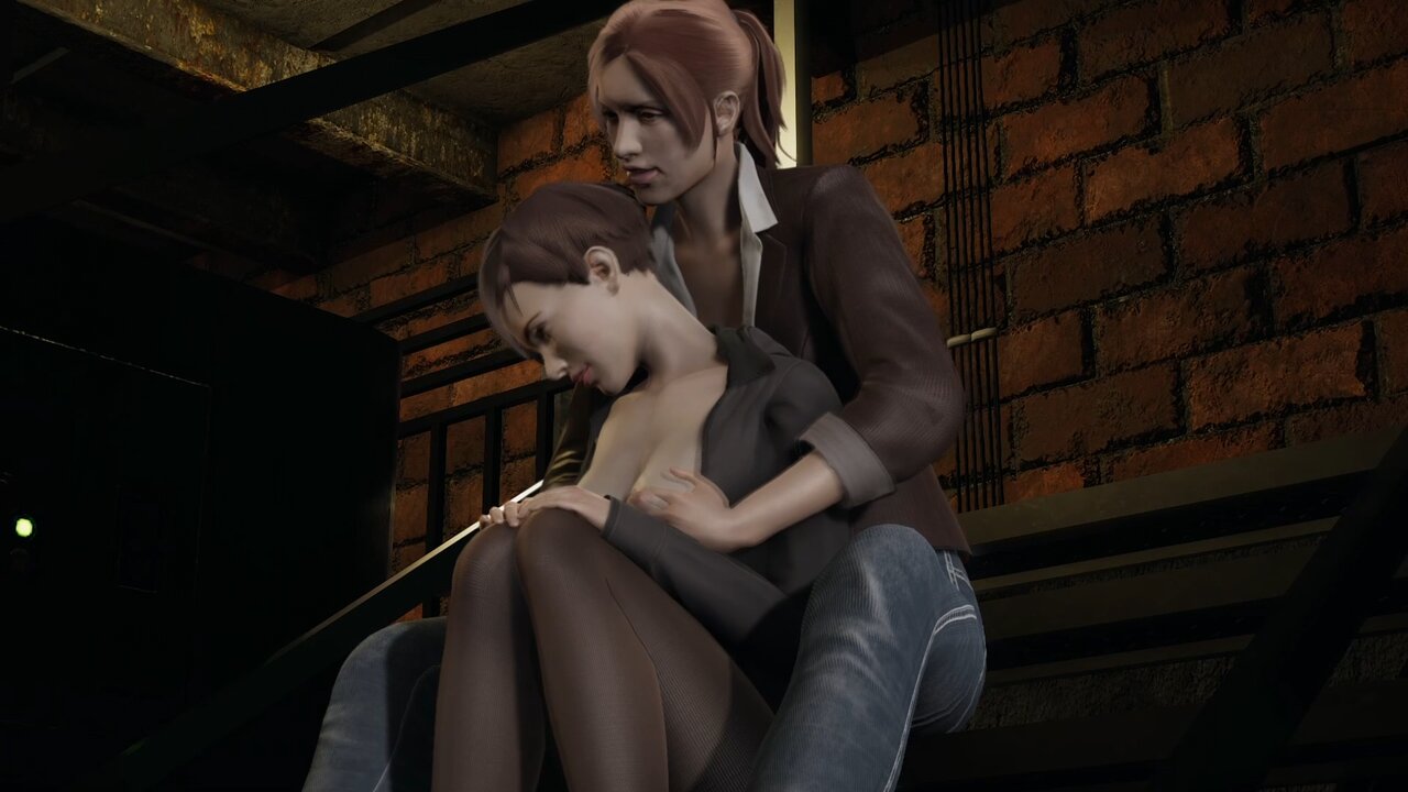 Free watch & Download Resident Evil Lesbian Relationship Claire Redfield & Moira Burton