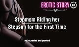 Stepmom Riding her Stepson for the First Time snapshot 7