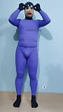 Zentai winter olympics sport suit  Spandex boy snapshot 3