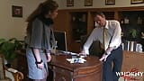 WHORNY FILMS Hot MILF Squirts Hard And Loud When Fucked In The Office snapshot 3