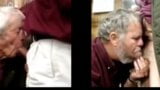 Daddy and Grandpa POV Side by Side sucking snapshot 1