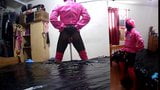 Sissy Maid self bondage impaled snapshot 13