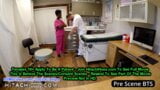 医者に言わないで！看護師リーナ・アレムが診察室に潜入し、hitachihoescomで魔法の杖でオナニー！ snapshot 9