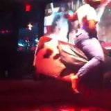 Thick sexy chick rides a mechanical bull snapshot 1