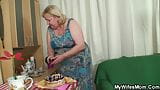 She caught him doggy-fucking old mother-in-law snapshot 1