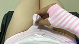 Femboy cum in panties by handjob (SisK lingerie collection EP4) snapshot 13