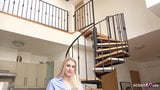 GERMAN SCOUT - Hot College Teen Diane talk to ANAL Casting snapshot 9