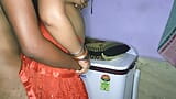 Indian hot StepMom got fucked while washing clothes with Clear Hindi audio snapshot 18