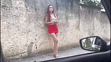 Masturbação arriscada na rua e uma mulher bonita olhando para mim! snapshot 14