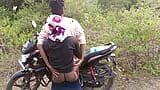 Indian Village Desi - Pooja Shemale & Boyfrend Coming Jungle Outdoor And Stop Bike One Place And Pooja Fucking Boyfrend Ass. snapshot 16