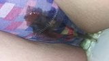 Cute little pee in my cotton panties snapshot 4