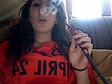 Hot Babe smokin Hookah# snapshot 1