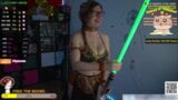 Hamba Puteri Leia Organa dari Star Wars - cosplay hamba terbaik di strim snapshot 18