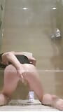 Milf squirts fontain to glass wall snapshot 8
