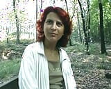 A redhead German woman loves masturbating in the forest snapshot 2