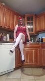 Flirty Sissy KathyYes Teases in Kitchen snapshot 5