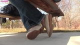 Neues volles Video des neuen Modells 7 des weißen Loafers, Schuhspiel snapshot 14