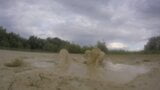 Blowing bubbles under mud on a rainy day part 2 snapshot 8