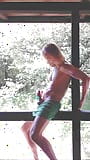 Muscle hunk fapping in abandoned shed in his flimsy boxers snapshot 8