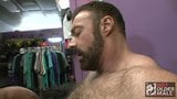 Muscle Bears Brad Kalvo and Victor West Fuck in Public snapshot 7