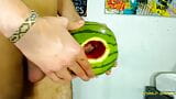 Fucking a watermelon until I cum inside it - Camilo Brown snapshot 3