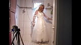 Bride Wanking Under Cold Shower snapshot 4