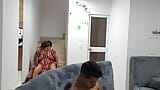 I fuck my stepsister and her husband doesn't notice anything. Part 2. We fuck on the stairs snapshot 9