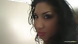 As the Striptease Ends the Busty Kayla Carrera Starts Deepthroating and Preparing for Deep Thrusts. snapshot 4