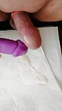 Masturbation and cum with  cockring and vibro snapshot 10